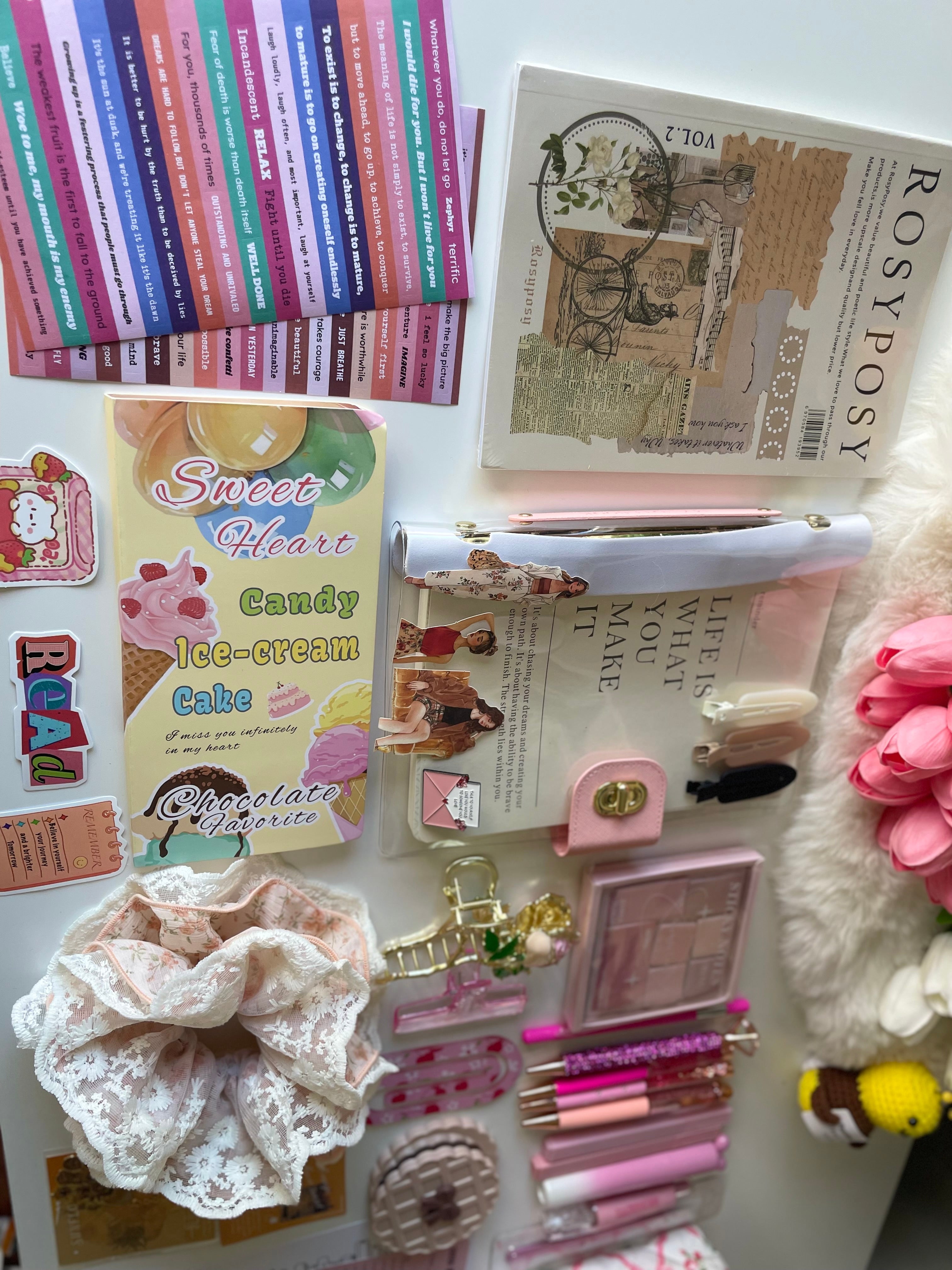 🌸 Blush Pink 
bundle ( Stationery & Essential )
