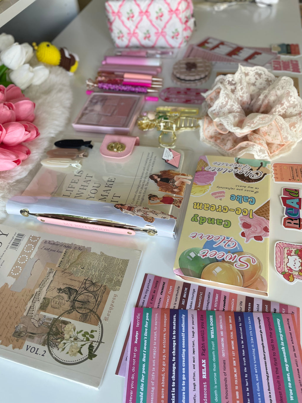 🌸 Blush Pink 
bundle ( Stationery & Essential )