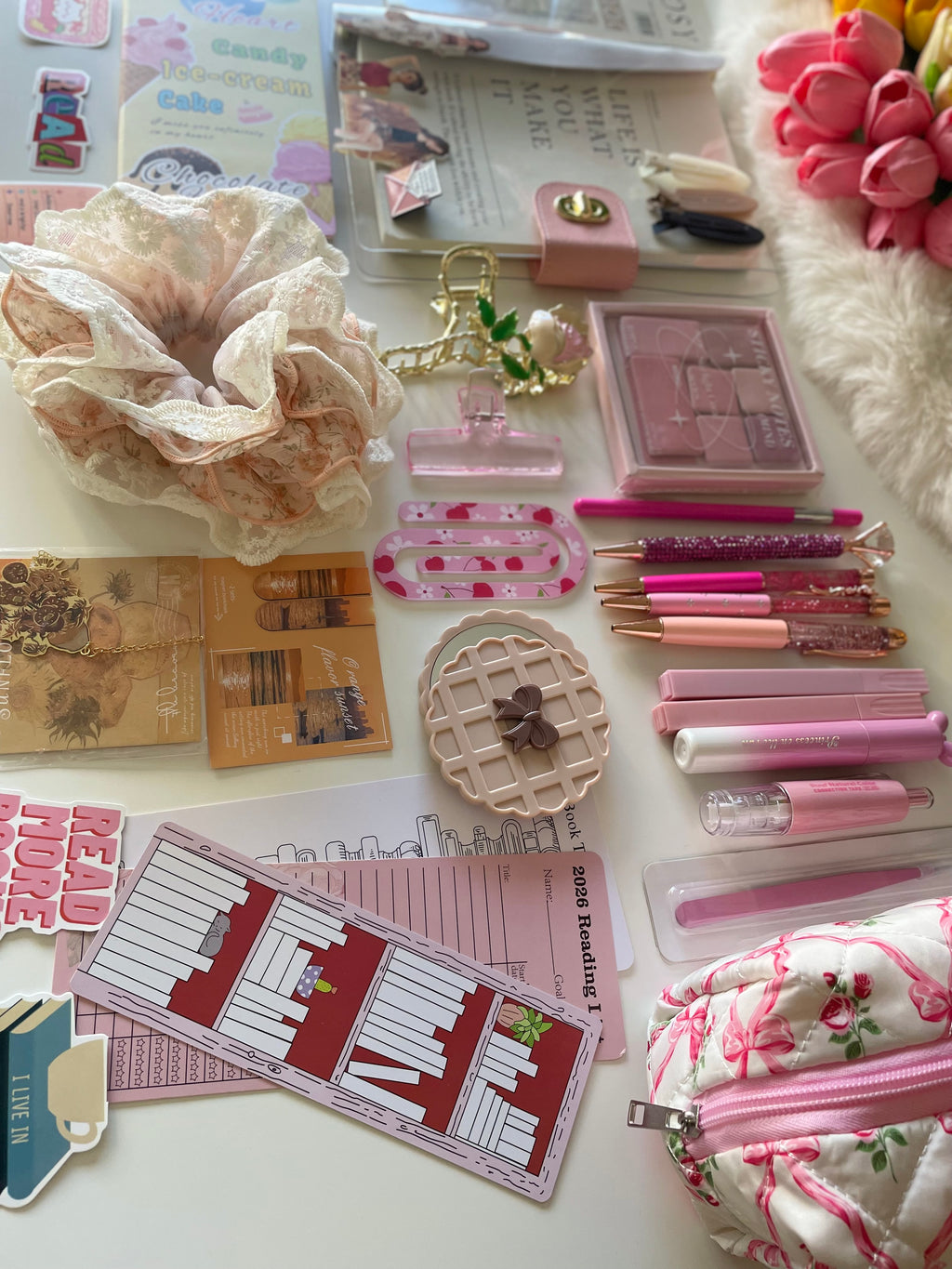 🌸 Blush Pink 
bundle ( Stationery & Essential )