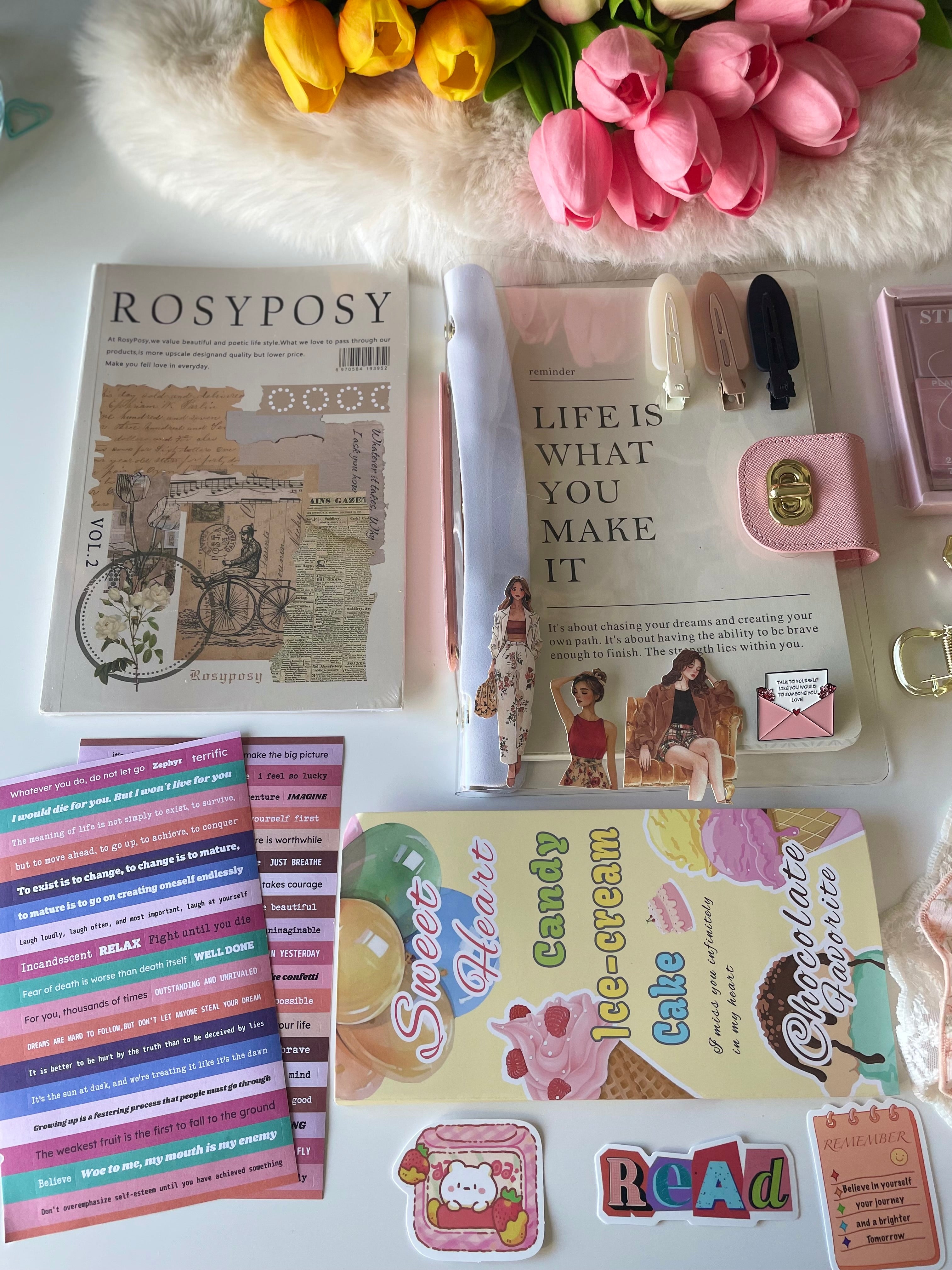 🌸 Blush Pink 
bundle ( Stationery & Essential )