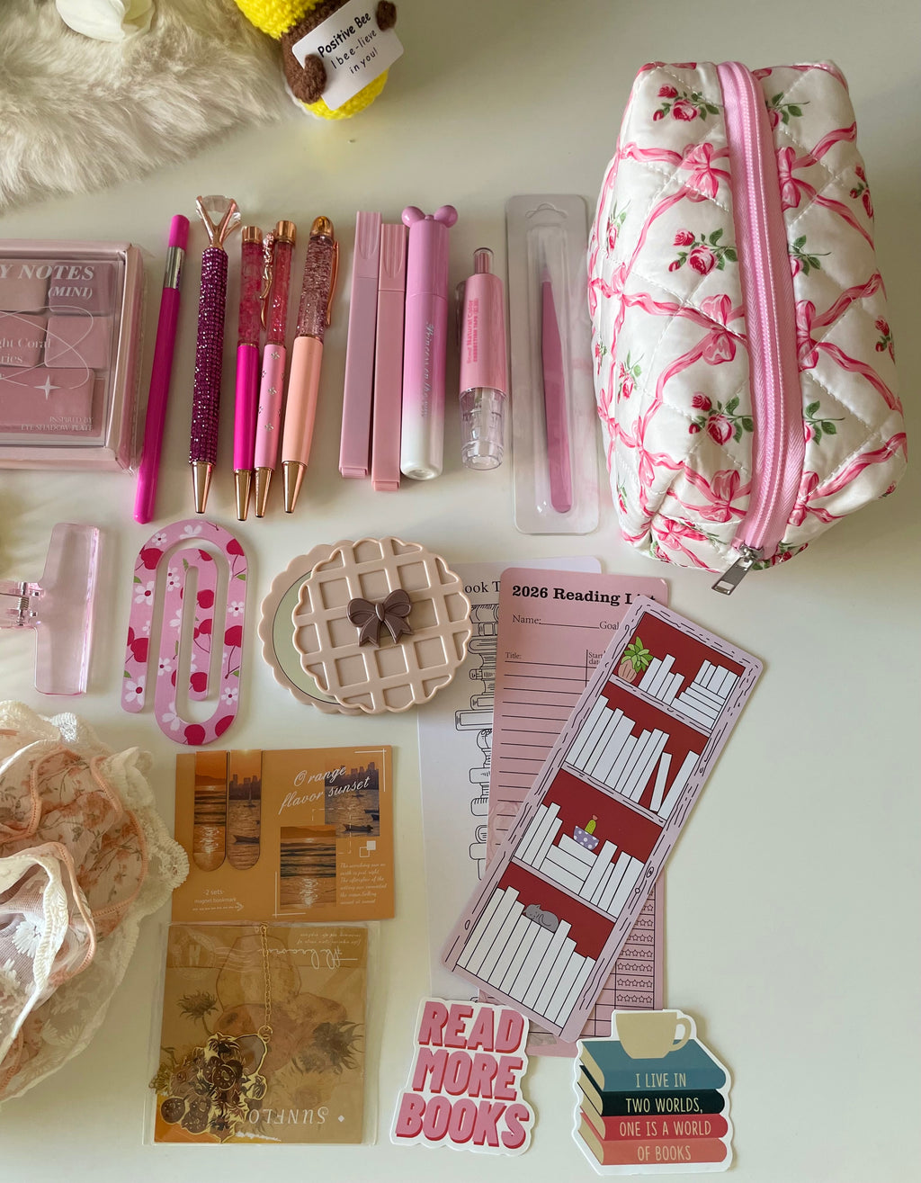 🌸 Blush Pink 
bundle ( Stationery & Essential )