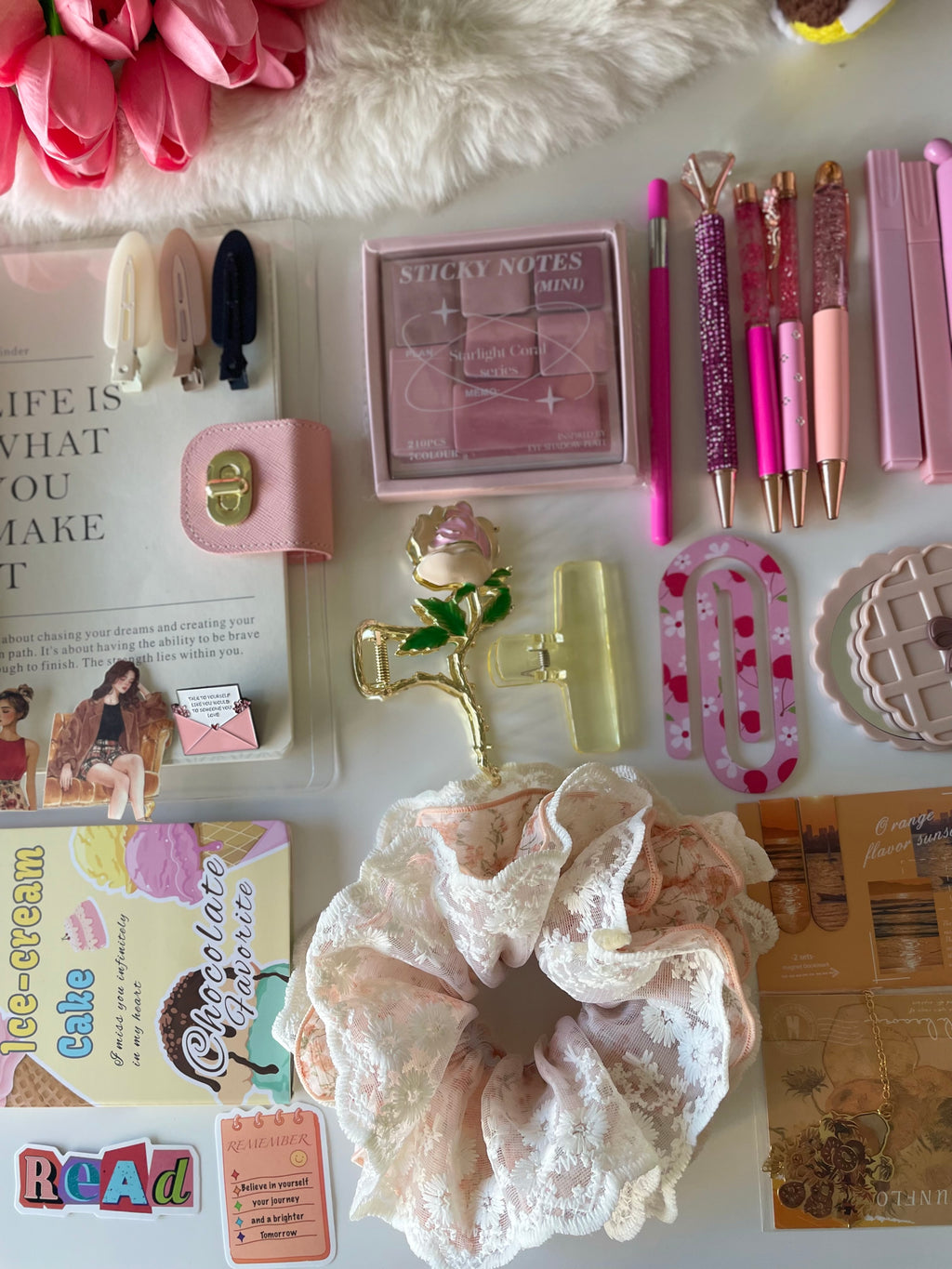 🌸 Blush Pink 
bundle ( Stationery & Essential )