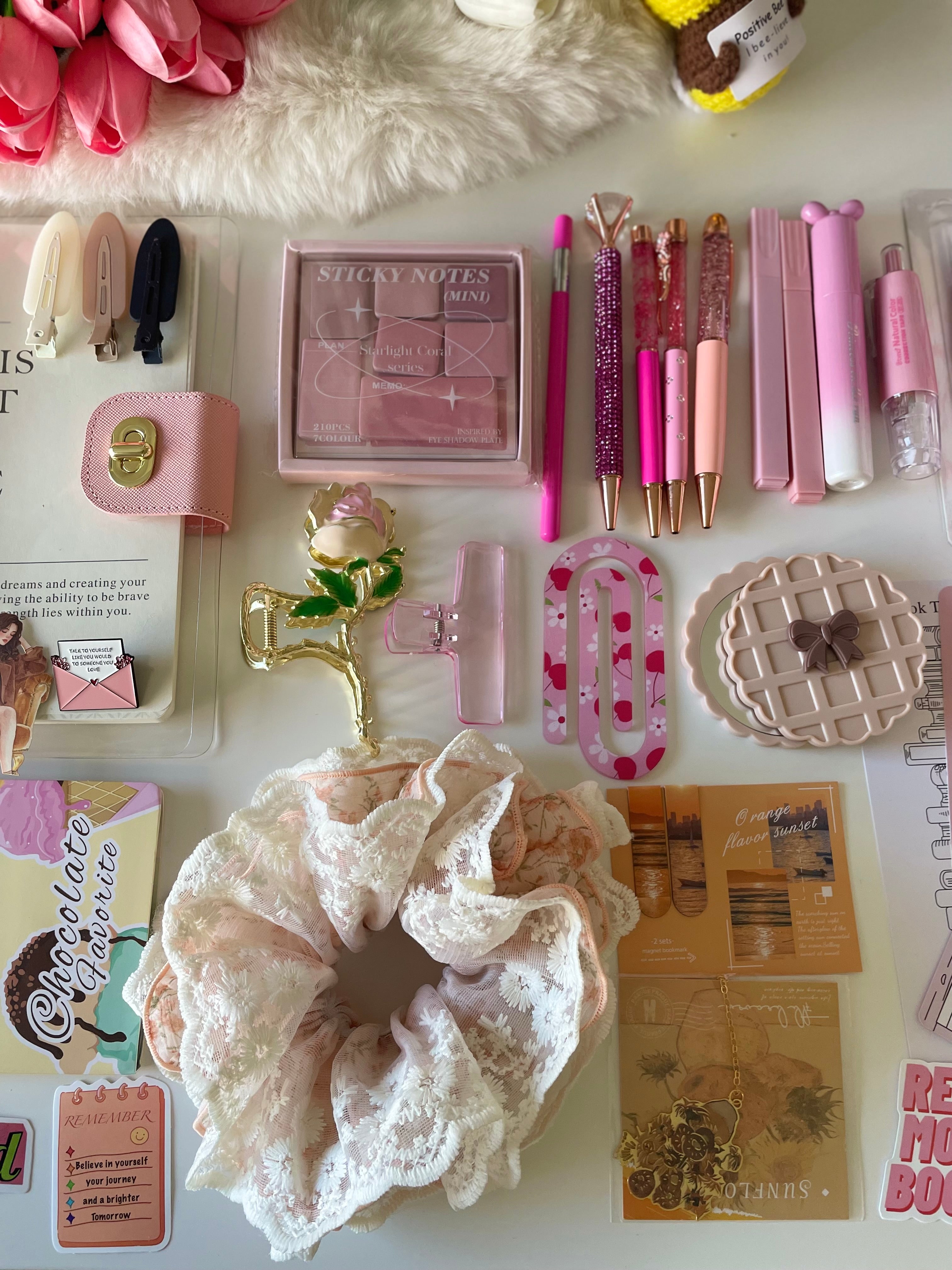 🌸 Blush Pink 
bundle ( Stationery & Essential )