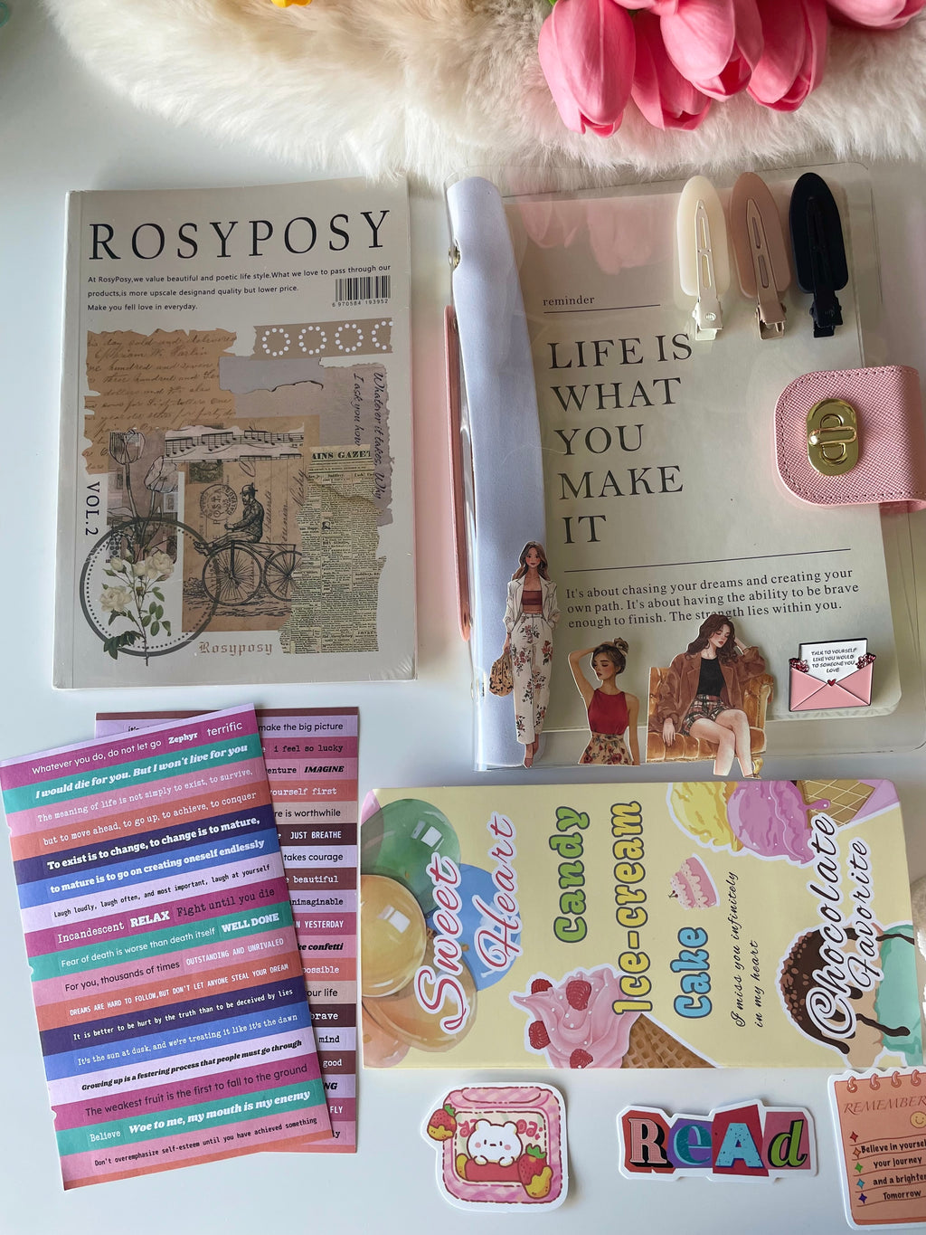 🌸 Blush Pink 
bundle ( Stationery & Essential )