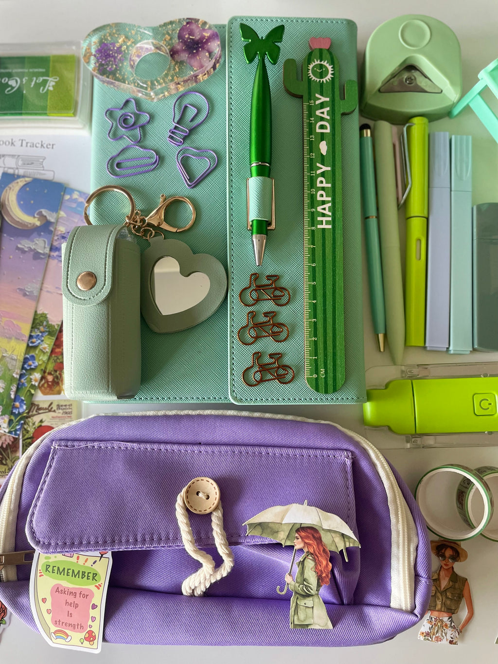 💚 Green + 💜 Purple  Sage Muse Set